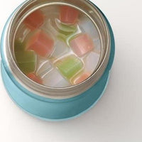 Zojirushi - 0.75 L Stainless Steel Food Jar Aqua Blue (25oz) - SW-FCE75-AB