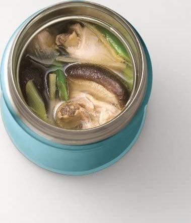 Zojirushi - 0.75 L Stainless Steel Food Jar Aqua Blue (25oz) - SW-FCE75-AB