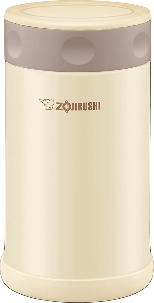 Zojirushi - 0.75 L Stainless Steel Food Jar Cream (25oz) - SW-FCE75-CC