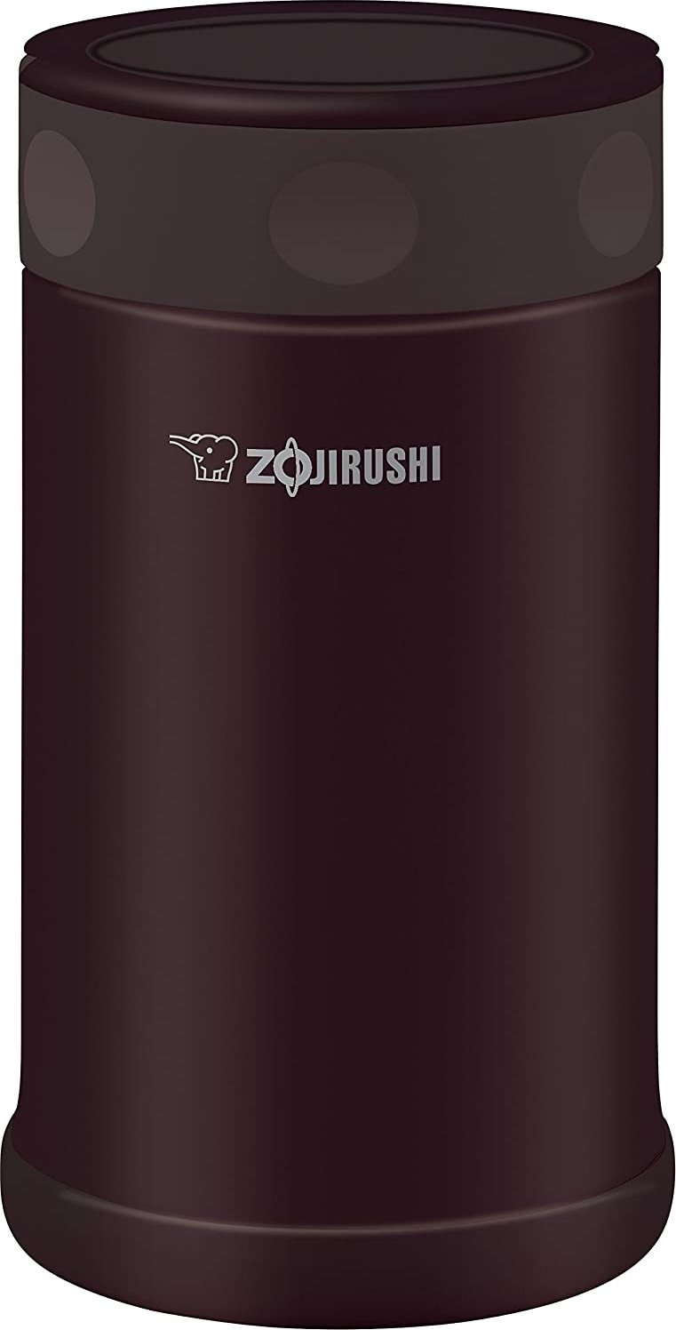 Zojirushi - 0.75L Stainless Steel Food Jar Dark Brown (25oz) - SW-FCE75-TD