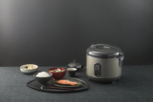 Zojirushi - 10 Cup Automatic Rice Cooker & Warmer Grey (2L) - ZO-NS-RPC18HM