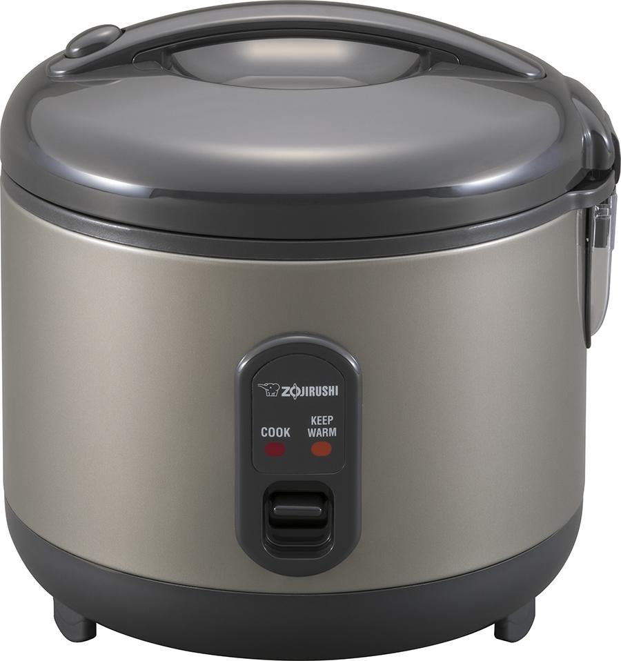 Zojirushi - 10 Cup Automatic Rice Cooker & Warmer Grey (2L) - ZO-NS-RPC18HM