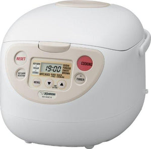 Zojirushi - 10 Cup Microcomputer Rice Cooker & Warmer with Detachable Power Cord (1.8L) - NS-WAC18
