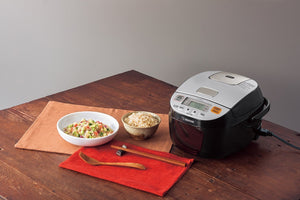 Zojirushi - 3 Cup Microcomputer Rice Cooker & Warmer with LCD Control Panel (0.54L) - NL-BAC05