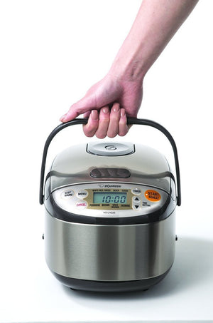 Zojirushi - 3 Cup Microcomputer Rice Cooker & Warmer with Reheat Function (0.54L) - NS-LHC05
