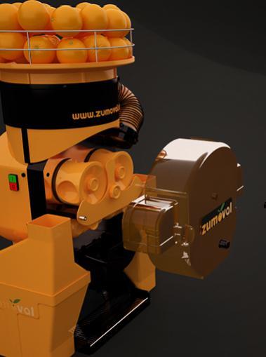 Zumoval - Heavy-Duty Top Compact Juicer with Automatic Shower & Self Tap JE-ES-0028-T - 39521