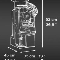 Zumoval - Minimatic Compact Juicer with Automatic Feeder - Shower & Self Tap JE-ES-0015-T - 39520 - DISCONTINUED