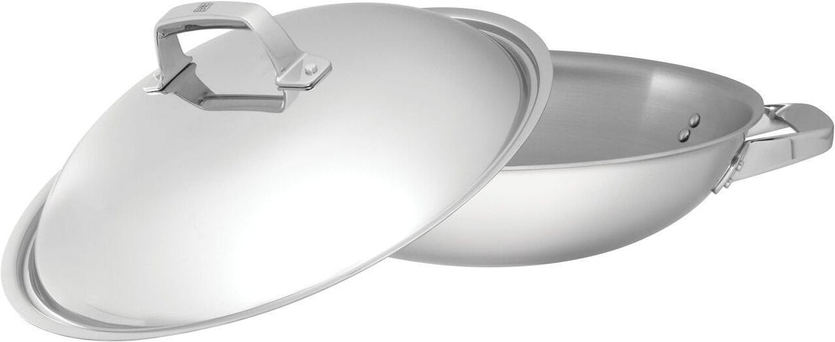 Zwilling - 13" TruClad Stainless Steel Wok with Lid - 40168-320