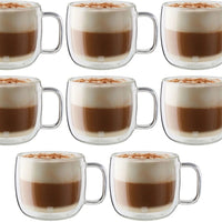 Zwilling - 8 PC Sorrento Double-Wall Cappuccino Glass Set 450mL - 39500-194