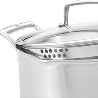 Zwilling - Energy X3 8 QT 18/10 Stock Pot with Lid - 71143-240