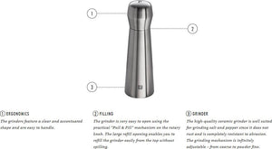 Zwilling - Stainless Steel Pepper Mill - 39500-019