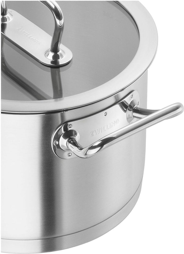Zwilling - Twin Pro 6.5 QT Stainless Steel Stock Pot with Lid - 65123-240