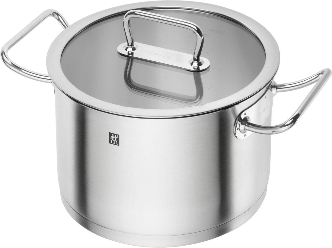 Zwilling - Twin Pro 6.5 QT Stainless Steel Stock Pot with Lid - 65123-240