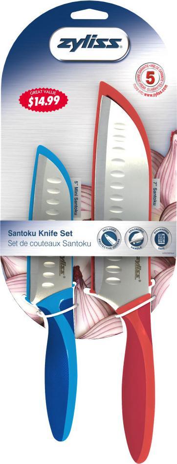 Zyliss - 2 Piece Santoku Knife Set - ZE920190U