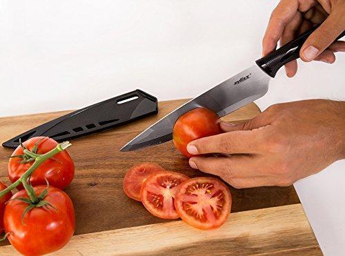 Zyliss - 6 Piece Kitchen Knife Set with Sheath Covers - ZE920144U