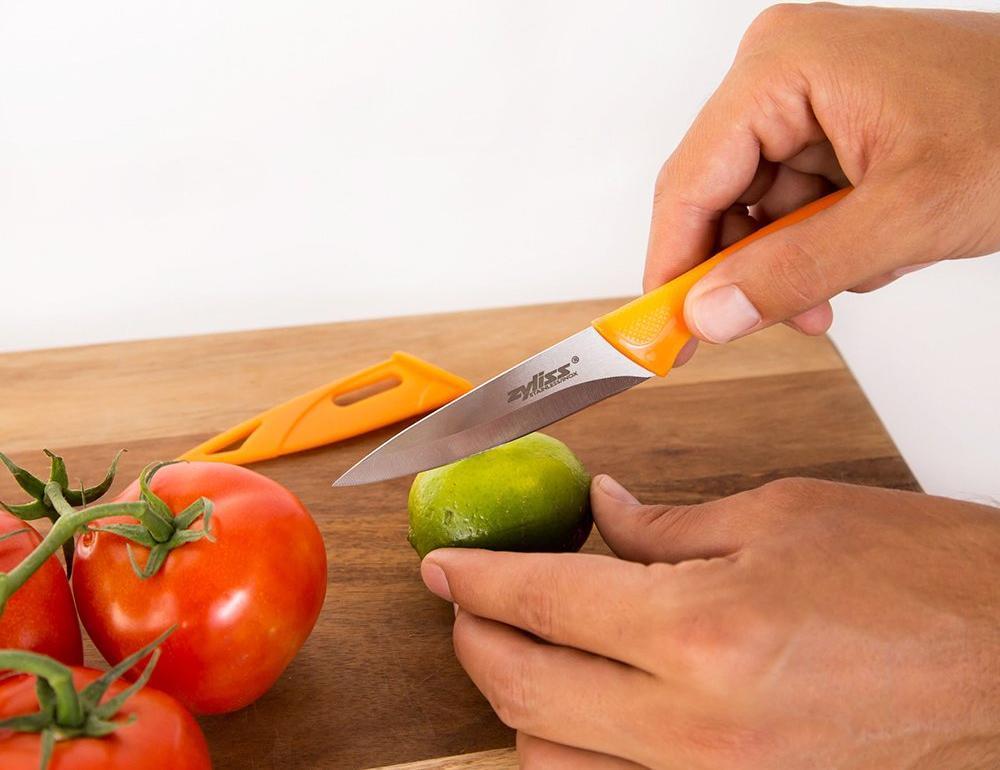 Zyliss - 6 Piece Kitchen Knife Set with Sheath Covers - ZE920144U