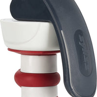 Zyliss - Pack of 2 Easy Seal Bottle Stoppers Grey/Red - ZE990043U