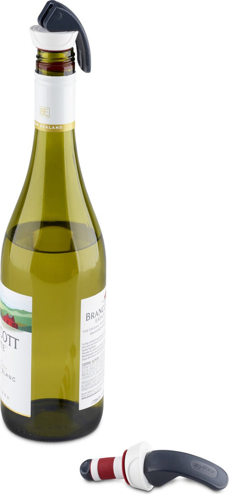 Zyliss - Pack of 2 Easy Seal Bottle Stoppers Grey/Red - ZE990043U