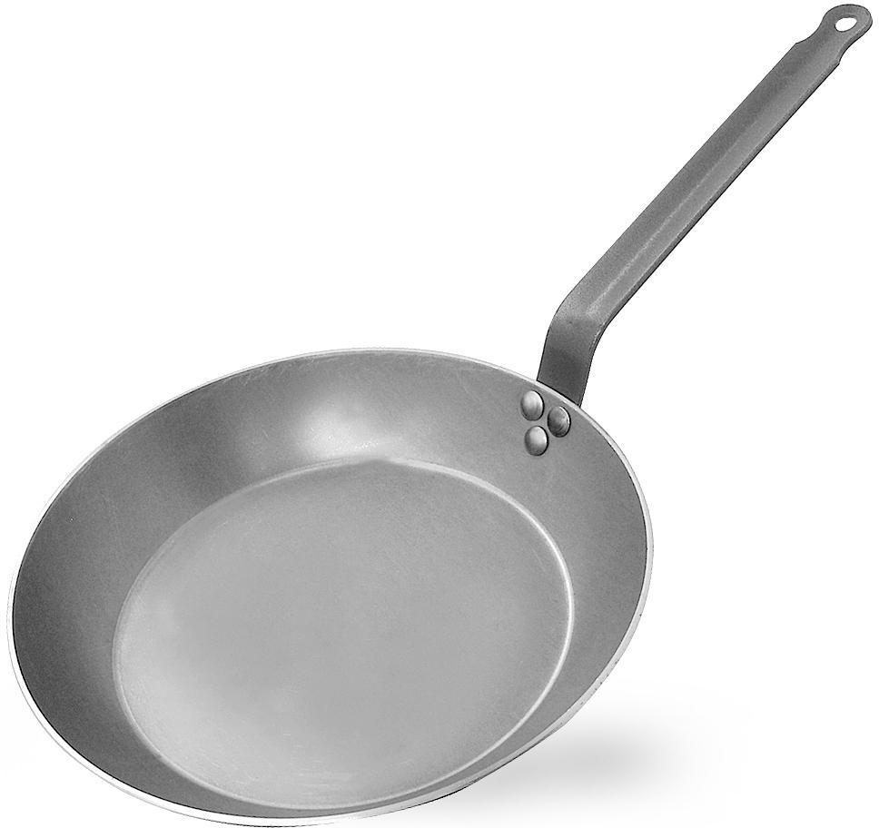 de Buyer - 10.3" Round Lyonnaise Carbone Plus Steel Fry Pan (26 cm) - 77511026
