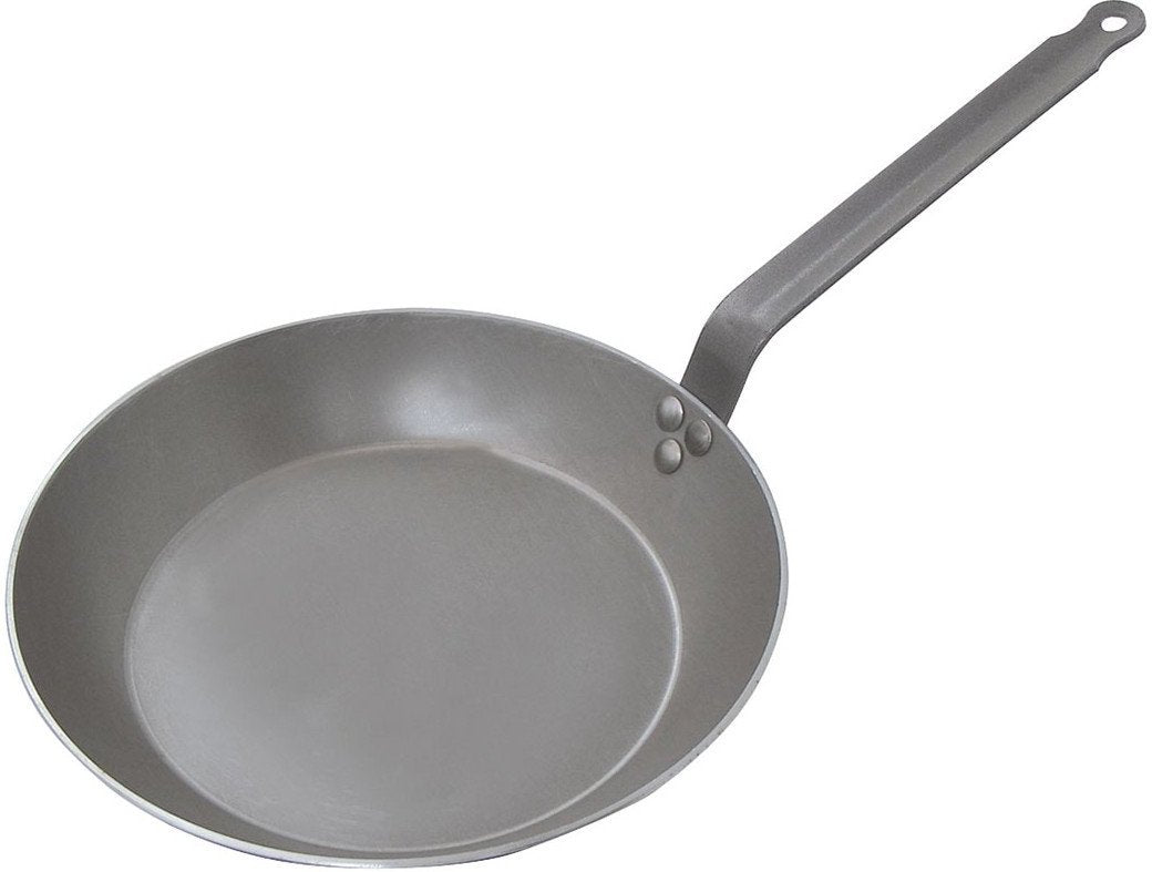 de Buyer - 10.3" Round Lyonnaise Carbone Plus Steel Fry Pan (26 cm) - 77511026